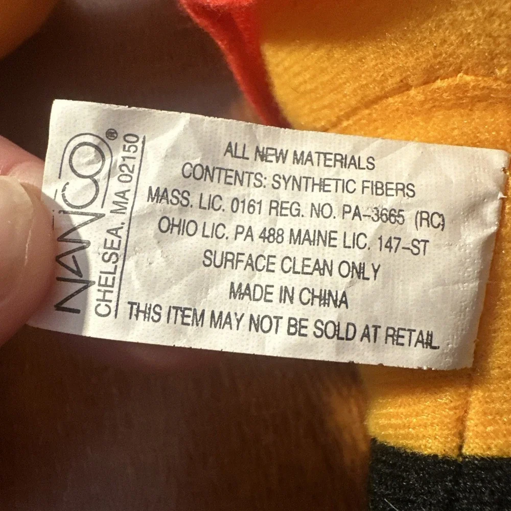 Vtg Garfield Santa Nanco With Tag